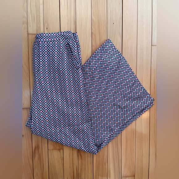 *SOLD* MAEVE Anthropologie Wide Leg Pants Women's Size 10 Pattern High Waisted - Picture 8 of 14
